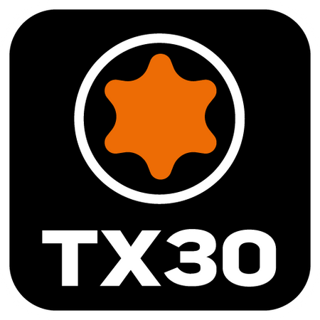 Bity udarowe TX30 x 25 mm, 2 szt.