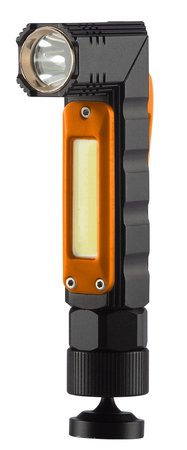 Latarka akumulatorowa USB  300 lm 2 w 1 CREE XPE + COB LED