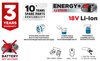 Myjka ogrodowa akumulatorowa Energy+ 18V Li-lon, max. ciśń. 24 bar, bez akumulatora