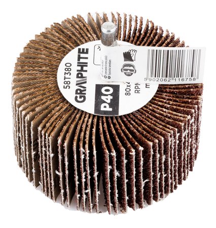 Ściernica listkowa trzpieniowa 80 x 40 x 6 mm, P40