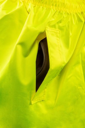 Spodnie robocze ostrzegawcze wodoodporne, żółte, rozmiar XXXL