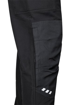 Spodnie robocze Mix&Match, 4 way stretch, czarno-pomarańczowe, rozmiar S