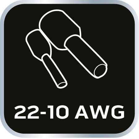 Zaciskarka końcówek tulejkowych, średnica tulejek: 0.25 - 6 mm2