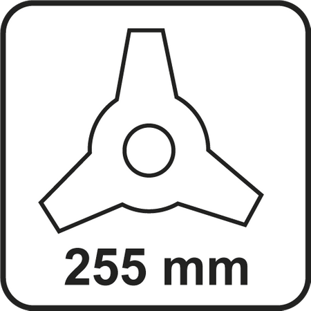 Kosa spalinowa 1.2kW, szerokość koszenia 255/460 mm