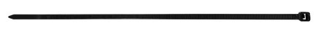 Opaski zaciskowe 4.8 x 370 mm, 75 szt., czarne