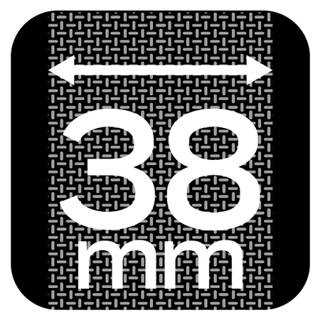 Pas mocujący z grzechotką 38 mm x 6 m, wytrzymujący 2000 kg PES