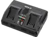 YATO Ładowarka Podwójna Szybka 2x 18V 4,5A YT-828501