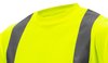 T-shirt ostrzegawczy, żółty, rozmiar M