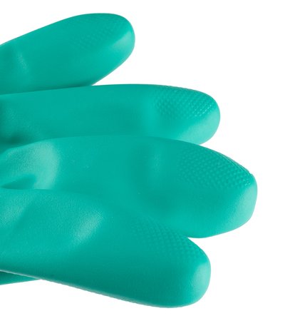Rękawice chemioodporne, nitrylowe, rozmiar 7