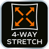 Spodnie robocze PREMIUM,4 way stretch, czarne, rozmiar XXXL