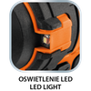 Zakrętarka udarowa bezszczotkowa 18V, 300Nm, hex ¼”, compact, Energy+, bez akumulatora