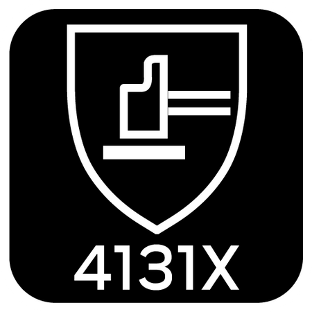 Rękawice robocze, poliester pokryty PU, 4131X, rozmiar 7 (karta)