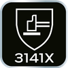 Rękawice robocze, poliester pokryty lateksem (2 warstwy), 3141X, rozmiar 11