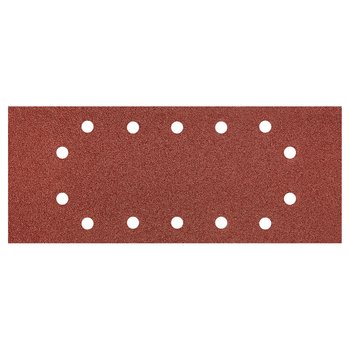 Papier ścierny 115 x 280 mm, K80, 5 szt., z otworami