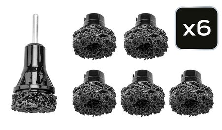 Ściernice do czyszczenia piast, zestaw 6 szt.