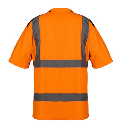 T-shirt ostrzegawczy, ciemny dół, pomarańczowy, rozmiar XXL