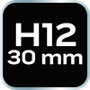 Końcówka HEX 12 x 30 mm, S2 x 2 szt.