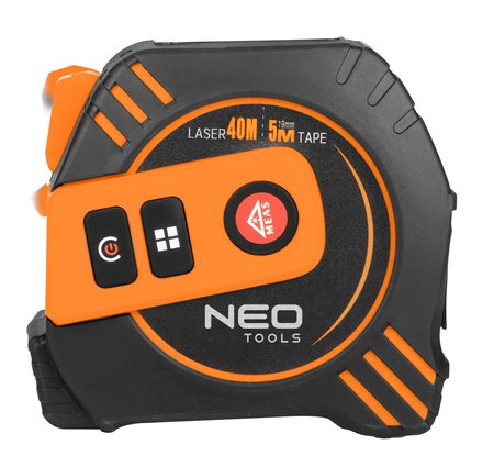 Dalmierz laserowy z miarką zwijaną