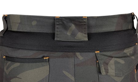 Spodnie robocze Mix&Match, Canvas, wzmocnienia z Cordury, zielone moro, rozmiar M