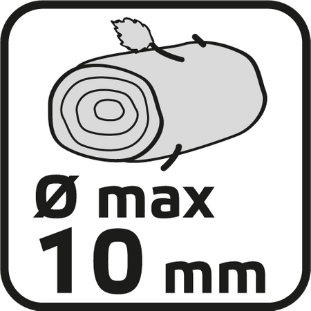 Sekator ogrodowy kowadełkowy 190 mm, średnica cięcia 10 mm