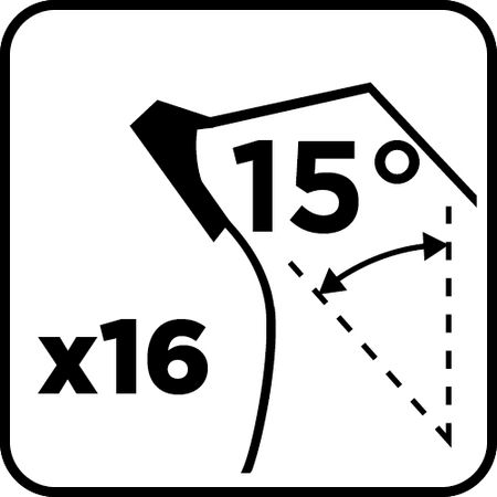 Tarcza do pilarki, widiowa, 130 x 30 mm, 16 zębów