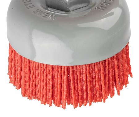 Szczotka nylonowa doczołowa 75 mm, M14
