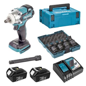 KLUCZ UDAROWY AKUMULATOROWY 1/2'' 280NM 18V 2*3.0*AH+NASADK