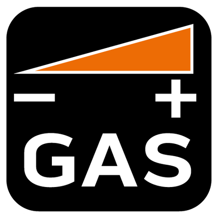 Palnik gazowy z piezo, nakręcany 360st. z regulacją płomienia