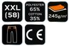 Krótkie spodenki BASIC, rozmiar XXL