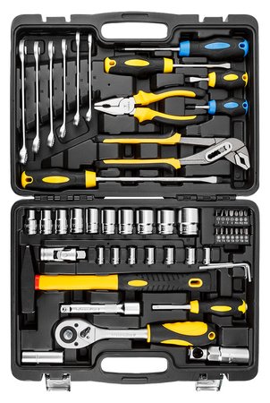Zestaw narzędzi, 56 szt.