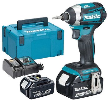 WKRĘTARKA UDAROWA AKUMULATOROWA 1/4'' 2*5.0AH 18V