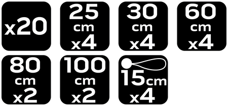 Linki transportowe zestaw 20 szt.