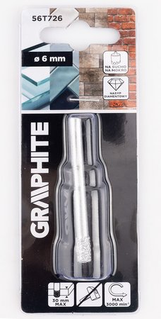 Otwornica diamentowa 6 mm