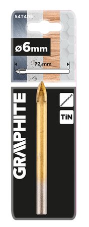 Wiertło uniwersalne TiN, 6 mm