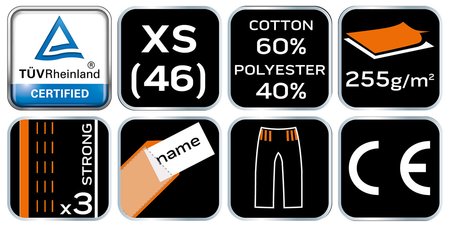 Ogrodniczki robocze CAMO olive, rozmiar XS