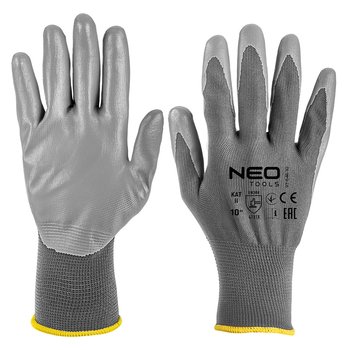 Rękawice robocze, poliester pokryty PU, 4131X, rozmiar 10 (karta)