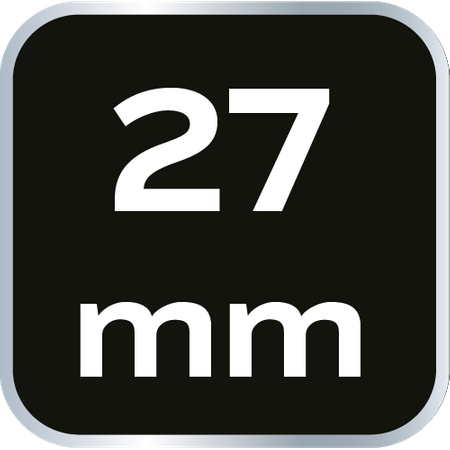 Nasadka dwunastokątna długa 1/2", 27 mm