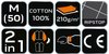 Bluza robocza PREMIUM, 100% bawełna, ripstop, rozmiar M