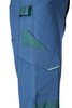 Spodnie robocze Mix&Match, 4 way stretch, granatowo-zielone, rozmiar XL