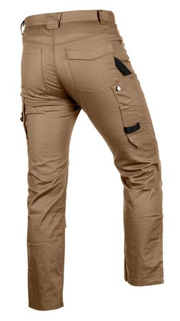 Spodnie robocze Mix&Match, Canvas, brązowe, rozmiar XXL