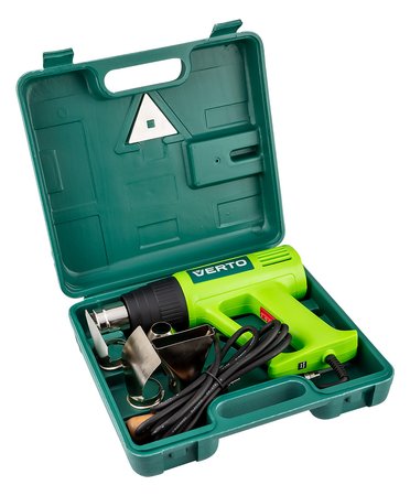 Opalarka 2000W, zakres temperatur: I: 350ºC, II: 550ºC, walizka