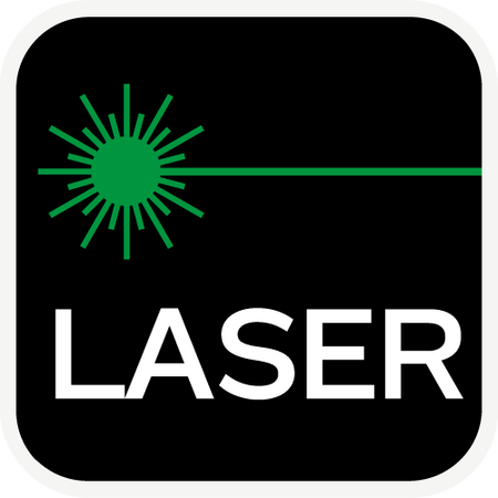 Laser krzyżowy 30 m, z etui i uchwytem magnetycznym, zielony