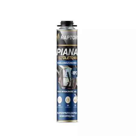 RAPTOR Piana Pistoletowa WIELOSEZONOWA -10°C 12 sztuk