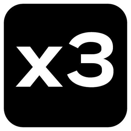 Bity udarowe PZ1/2/3 x 50 mm, 3 szt.