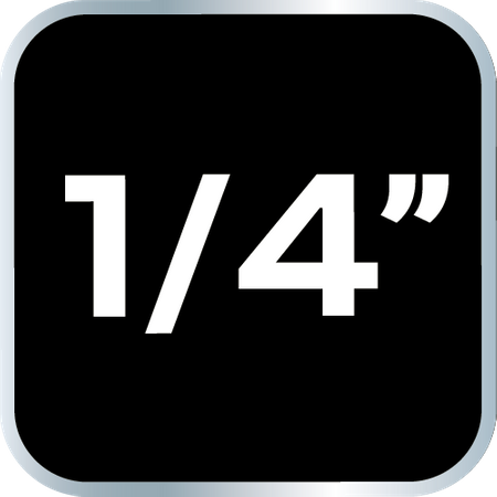 Klucze nasadowe, 1/4”, CrV, zestaw 46 szt.