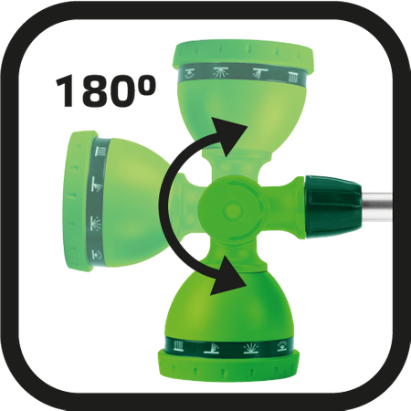 Lanca zraszająca, teleskopowa, 10 funkcyjna 30"-44"