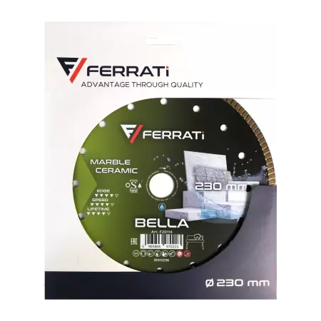 Ferrati BELLA tarcza diamentowa tnąca 230 mm