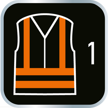 Spodnie ostrzegawcze 40% poliester, 60% bawełna, 260 gsm, rozmiar XXL