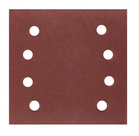 Papiery ścierne na rzep, kwadrat 113 x 113 mm, P240, 5 szt., z 8 otworami do 04-623
