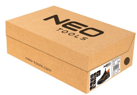Półbuty robocze S1 SR Neo Air, stalowy podnosek, pomarańczowe, rozmiar 40